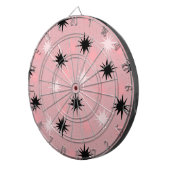 Atomare Pink Starbursts-Dartscheibe Dartscheibe (Vorderseite rechts)