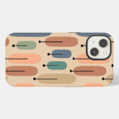 Atomare Retro-Bäume iPhone Hülle (Rückseite (Horizontal))