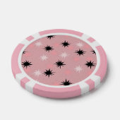 Atomare rosa Sternenexplosionen Poker Chips (Einzeln)