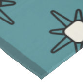 Atomare Sky-Sternexplosionen Aquamarin Tischdecke (Schrägansicht)