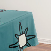 Atomare Sky-Sternexplosionen Aquamarin Tischdecke (Beispiel)