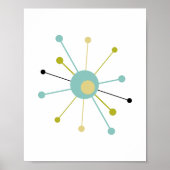 Atomare Sternenexplosion Mitte des 20. Jahrhundert Poster (Vorne)