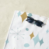 Atomare Sternexplosion Mitte Jahrhundert Modernes  Strandtuch (Beispiel)