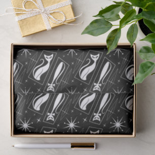 Atomare Sternkatze MidCentury Modern Weihnachten M Seidenpapier