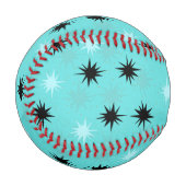 Atomare Türkis-Sternenexplosionen Baseball (Vorderseite Links)