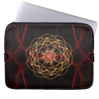 Atomarer Fraktal-Ausbruch Laptopschutzhülle