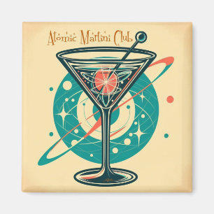 Atomarer Martini Club Magnet