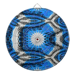 Atomares Blau Dartscheibe