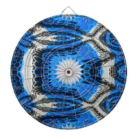 Atomares Blau Dartscheibe (vorne)