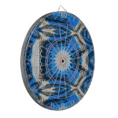 Atomares Blau Dartscheibe (Vorderseite Links)