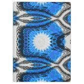 Atomares Blau Klemmbrett (Rückseite)