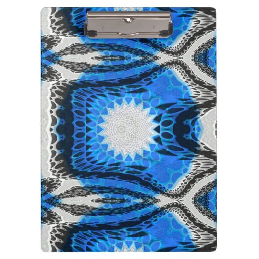 Atomares Blau Klemmbrett (Vorderseite)