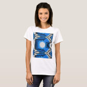 Atomares Blau T-Shirt (Vorne ganz)