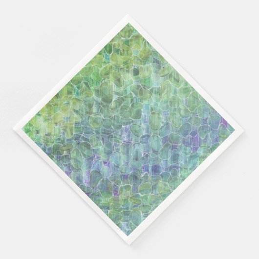 atomares Meerglas: Serviette (Ecke)