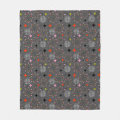 Atomares Sternenexplosion-Retro-Design Fleecedecke (Vorderseite)