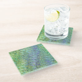 atomarisches Meer Glas : Glasuntersetzer