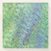 atomarisches Meer Glas : Glasuntersetzer (Vorderseite)