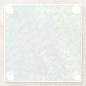 atomarisches Meer Glas : Glasuntersetzer (Rückseite)