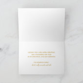 Atomarisches Midcentury-Script Frohe Weihnachten (Innenseite)