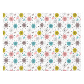 Atomarisches Retro-Sternenmuster Tischdecke (Vorderseite (Horizontal))