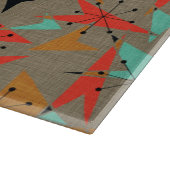 Atomarrows Pattern, Glass Cutting Board 15"x11" Schneidebrett (Ecke)