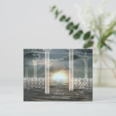 Atomaufstieg Postkarte (Stehend Vorderseite)