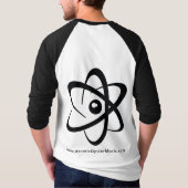 Atomauster Jersey T-Shirt (Rückseite)