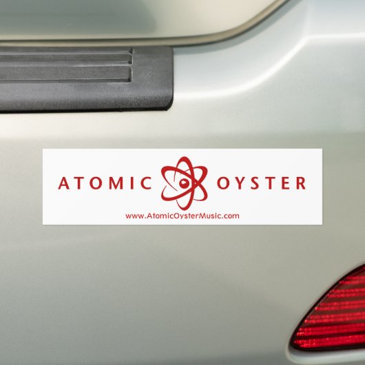 AtomAutoaufkleber der auster (Alt-Logo) (rot) Autoaufkleber (Auf Auto)