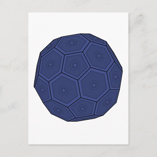 AtomBall1 Postkarte (Vorderseite)