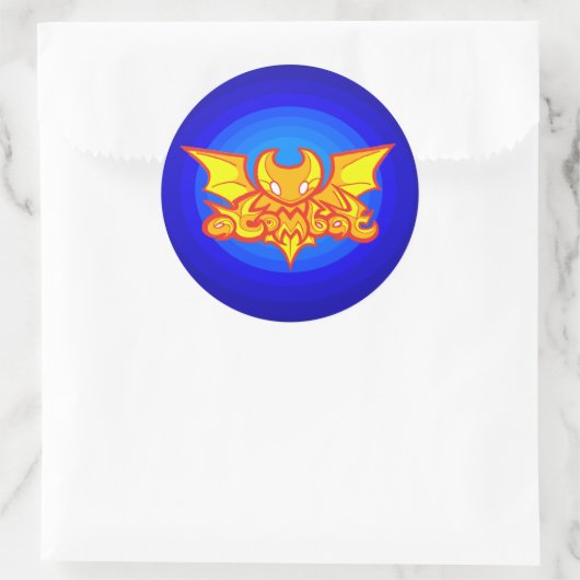 atombat Logo v2 Aufkleber (Tasche)
