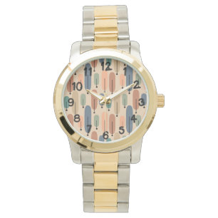 Atombäume Retro Armbanduhr