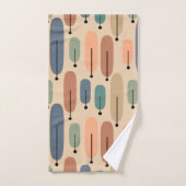 Atombäume Retro Badhandtuch Set (Handtuch)