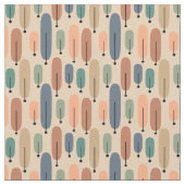 Atombäume Retro Stoff (Nahaufnahme)