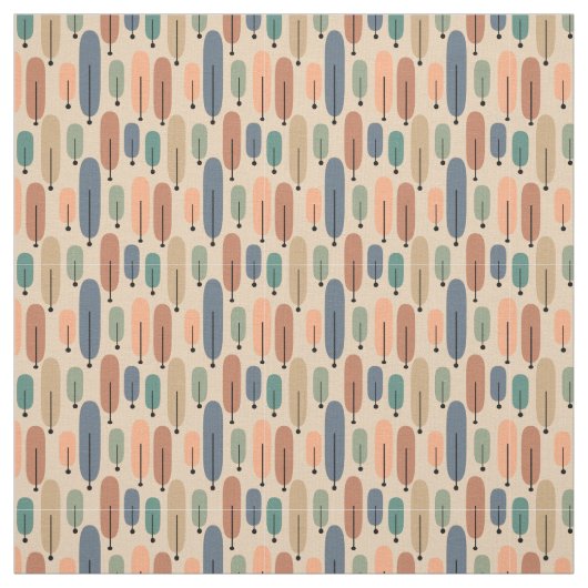 Atombäume Retro Stoff (Muster)