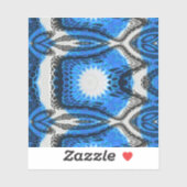 Atomblau Aufkleber (Blatt)