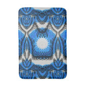 Atomblau Badematte (Vorderseite Vertikal)