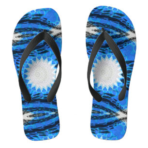 Atomblau Badesandalen