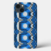 Atomblau Case-Mate iPhone Hülle (Rückseite)