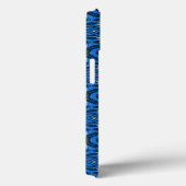 Atomblau Case-Mate iPhone Hülle (Rückseite / Rechts)