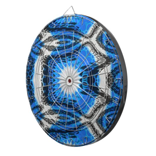 Atomblau Dartscheibe (Vorderseite rechts)