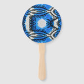Atomblau Fächer (Rückseite)