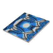 Atomblau Fliese (Seite)