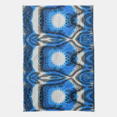 Atomblau Geschirrtuch (Vertikal)