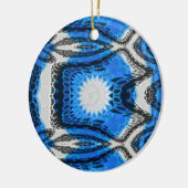Atomblau Keramik Ornament (Links)
