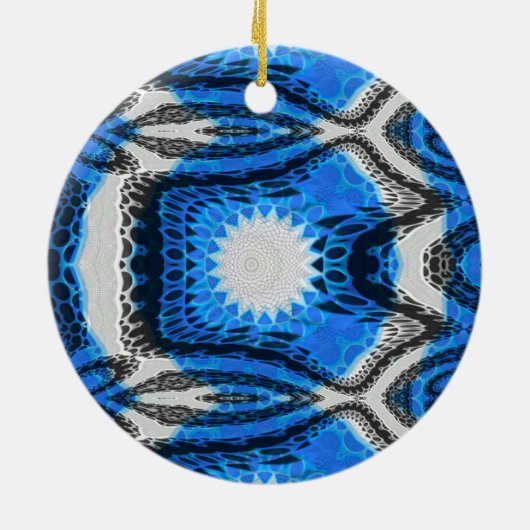 Atomblau Keramik Ornament (Hinten)