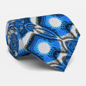 Atomblau Krawatte (Gerollt)