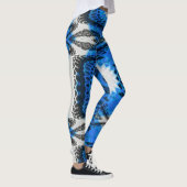 Atomblau Leggings (Rechts)