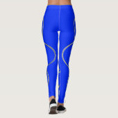 Atomblau-Leggings Leggings (Rückseite)