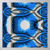 Atomblau Poster (Vorne)