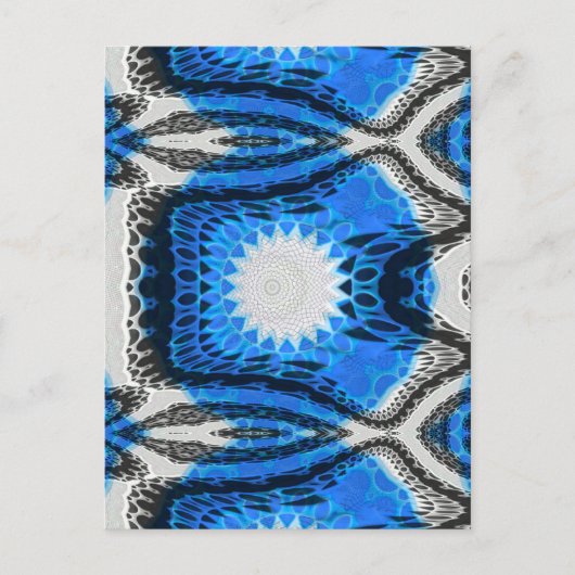 Atomblau Postkarte (Vorderseite)